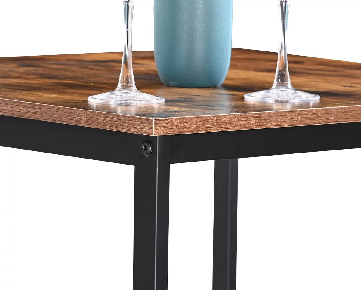 Bar Table Rustic Brown D125