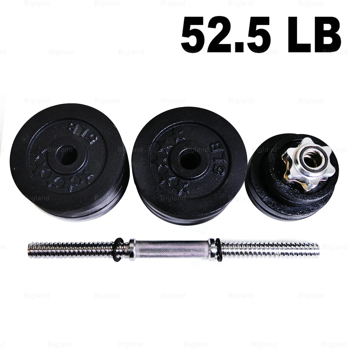 52.5lb Adjustable Cast Iron Dumbbell K80061