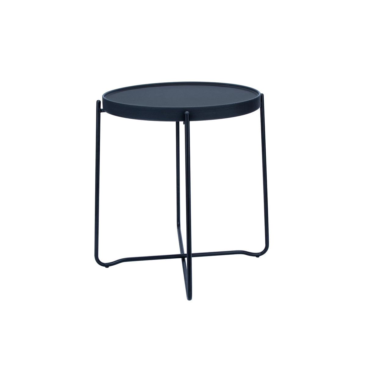 Foldable Round Side Table S96450