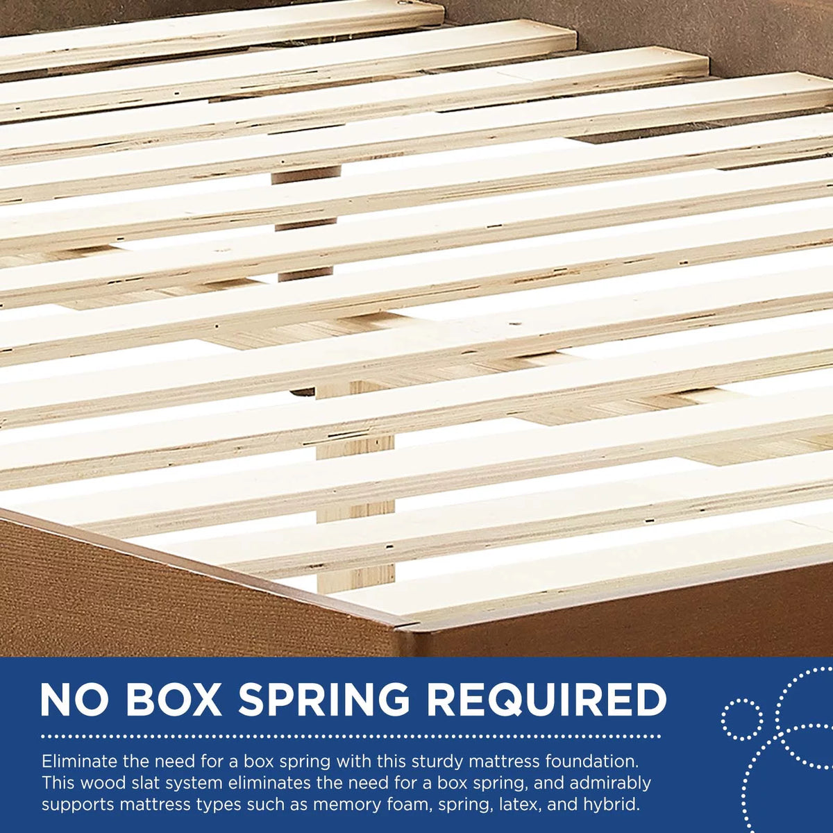 King Size Wood Platform Bed Frame Z5567