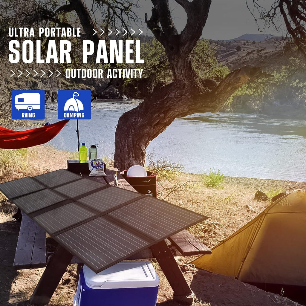 200W Portable Foldable Monocrystalline Solar Panel with 20A MPPT Charger Controller K6420