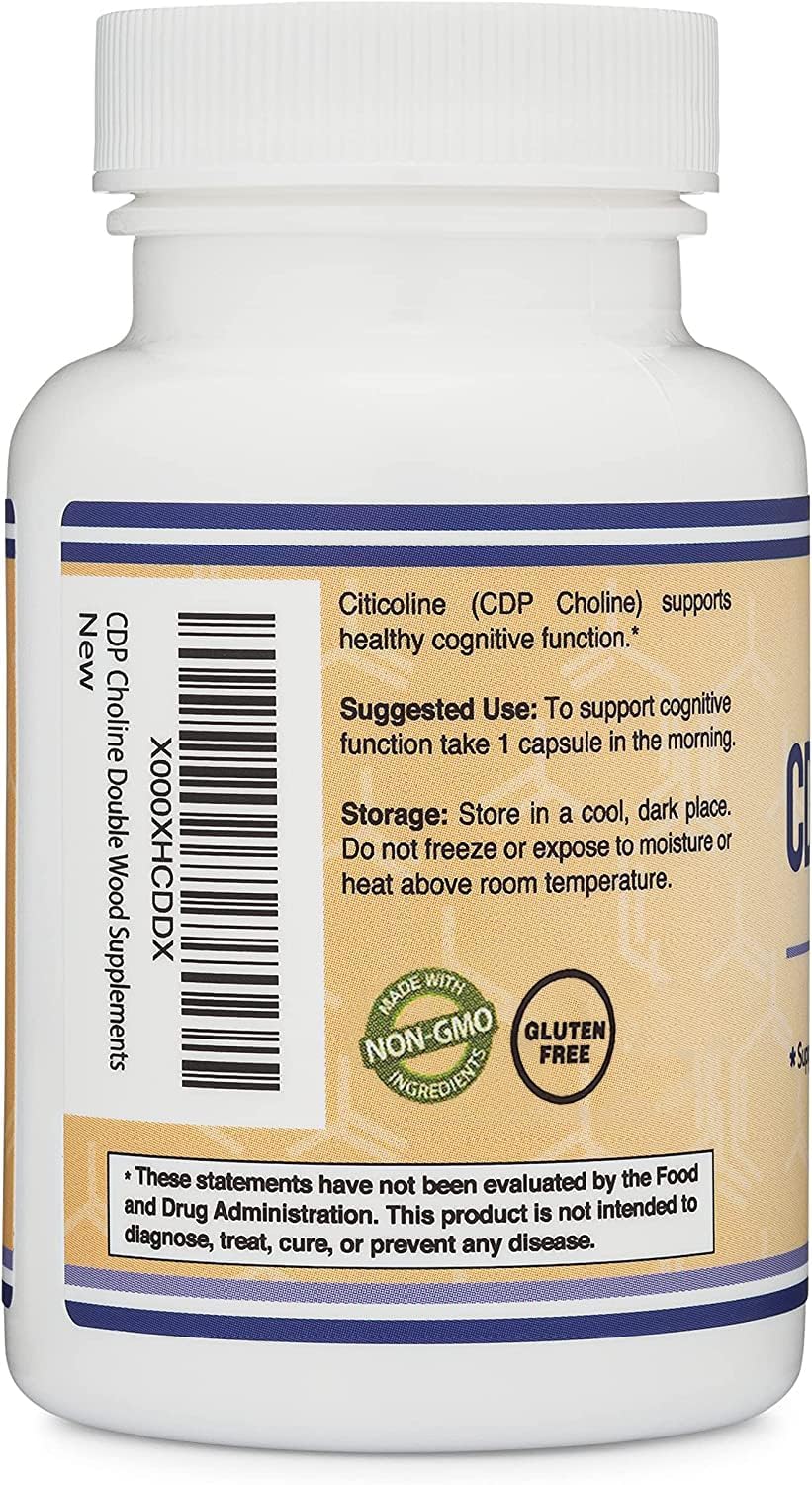 60 Capsules 300mg CDP Choline Supplement R4079