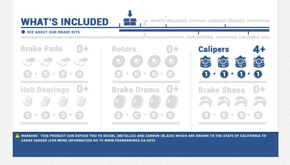 Red Powder Coated Caliper Assembly Set Kit J17392