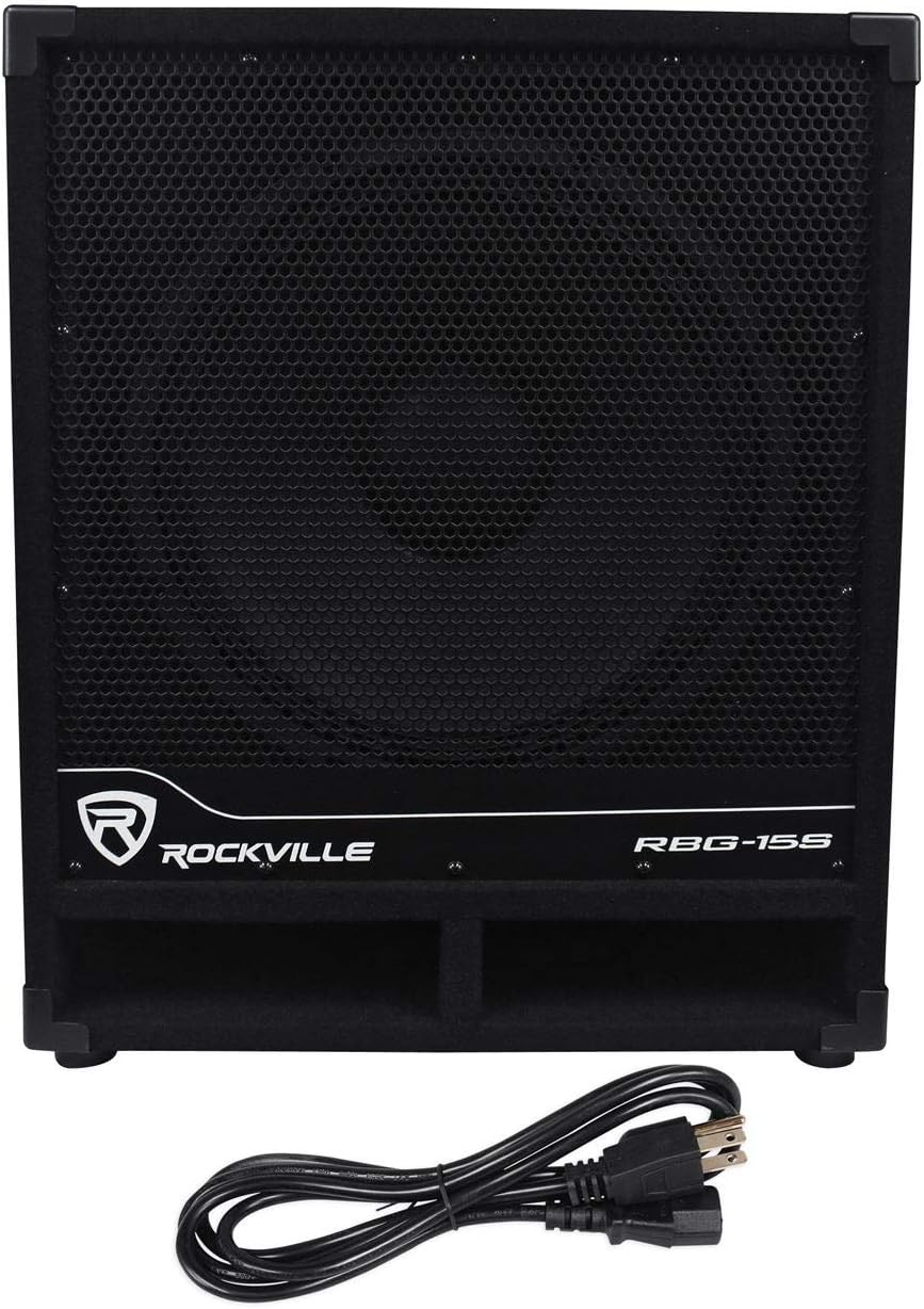 8 Powered PA Speakers and 15 Subwoofer Q33090