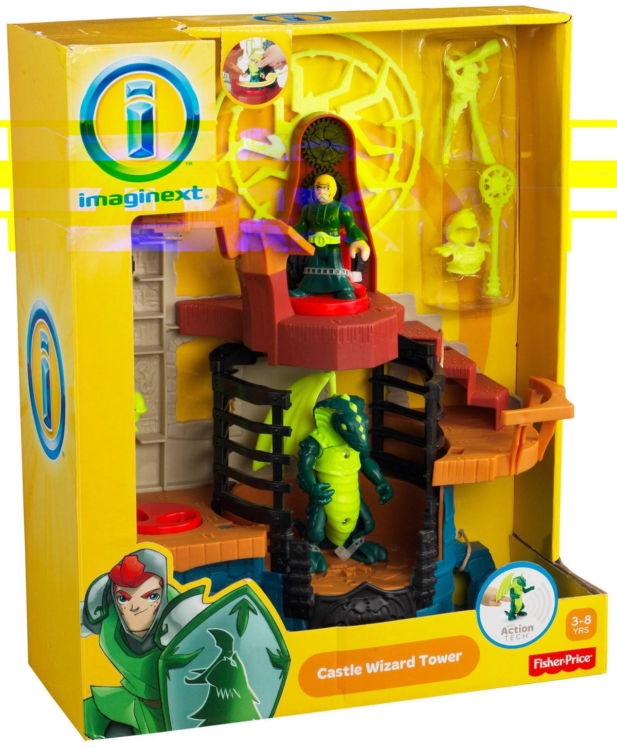 Multi-Color Plastic Castle Wizard Tower Q45772
