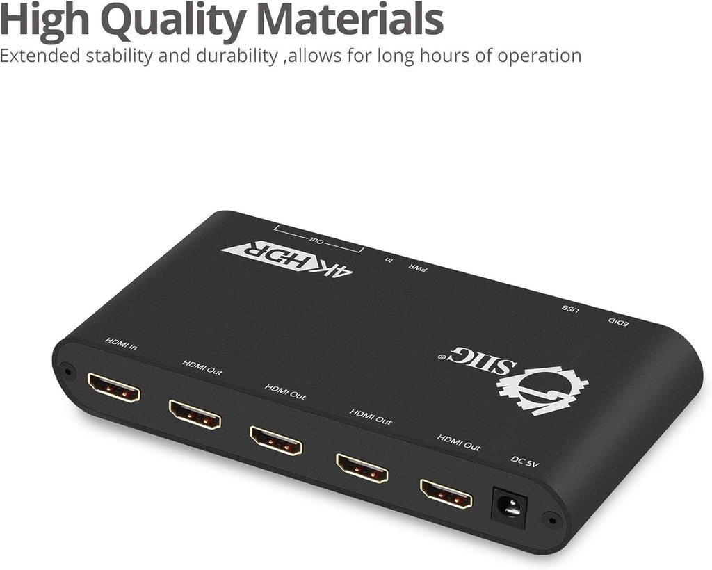1x4 HDMI 4K 60Hz HDR Splitter Z743001
