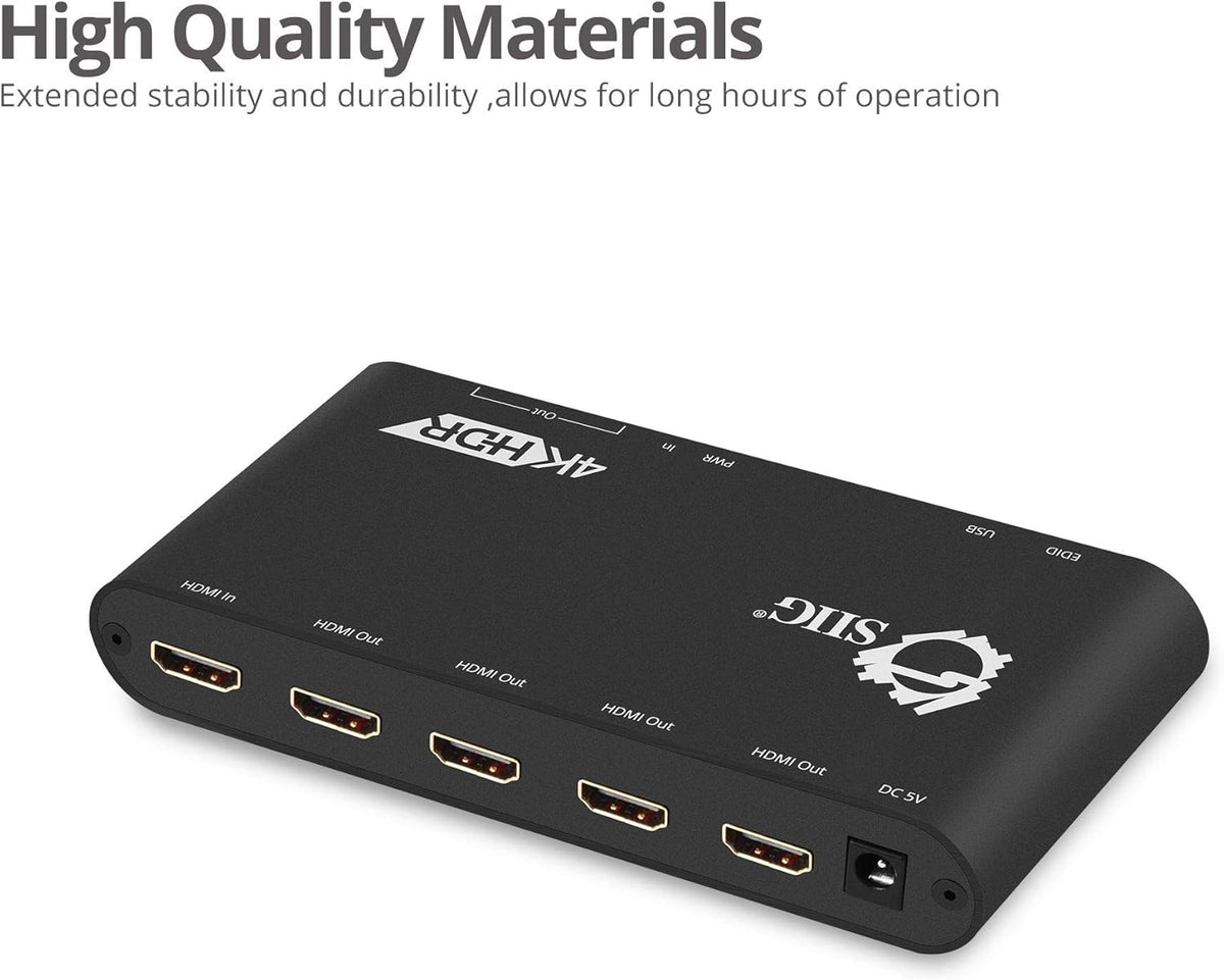 1x4 HDMI 4K 60Hz HDR Splitter Z743001