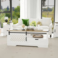 White & Oak Rectangular Coffee Table M937