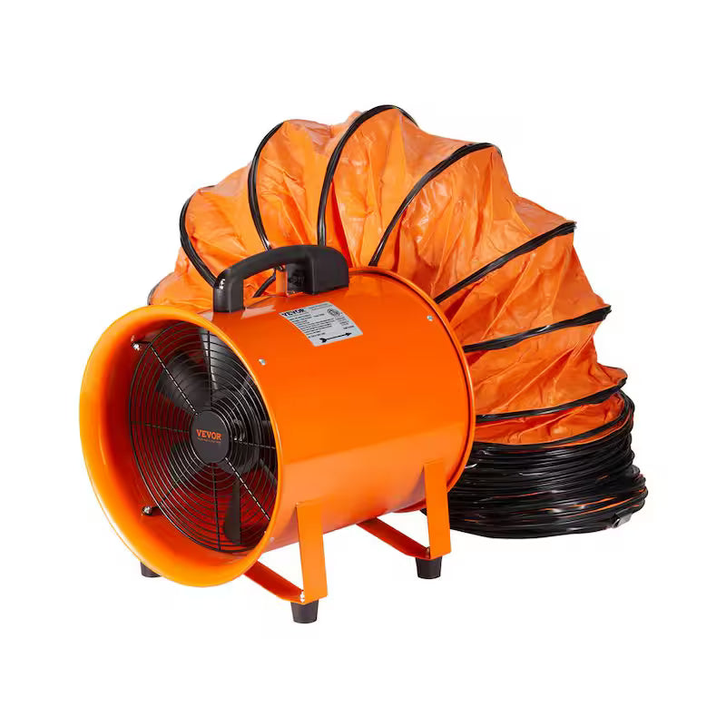 16 in. Heavy Duty Blower Fan with Duct Hose S5129
