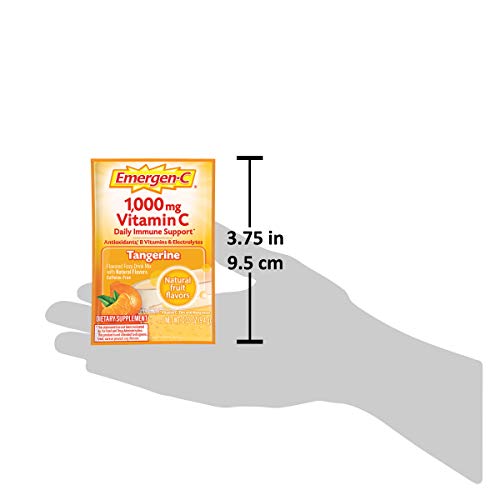 1000mg Vitamin C Powder, Tangerine Flavor - 10 Count A155