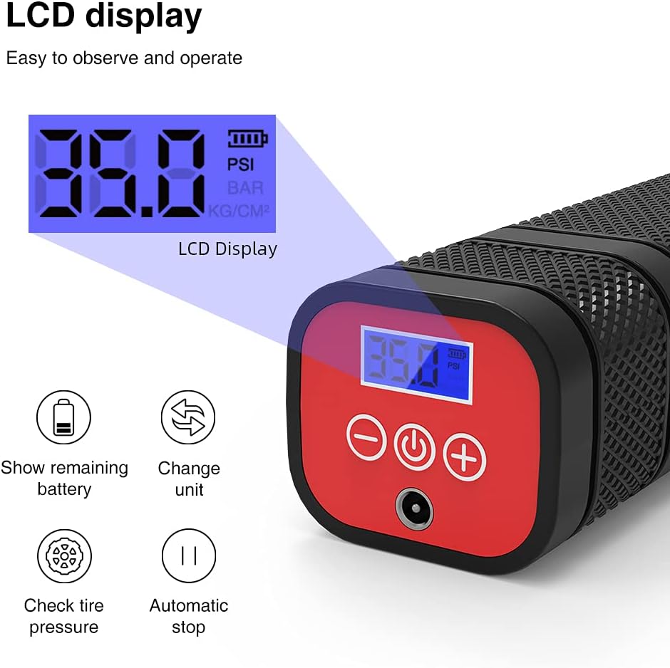 Portable Air Compressor 12V DC 120 PSI Digital Pressure Gauge N31520