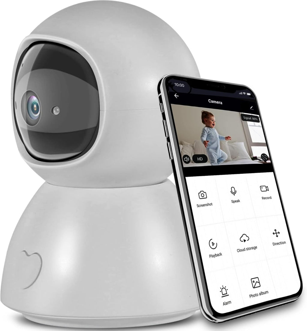 1080p WiFi Baby Monitor Indoor Security Camera with Night Vision K95947