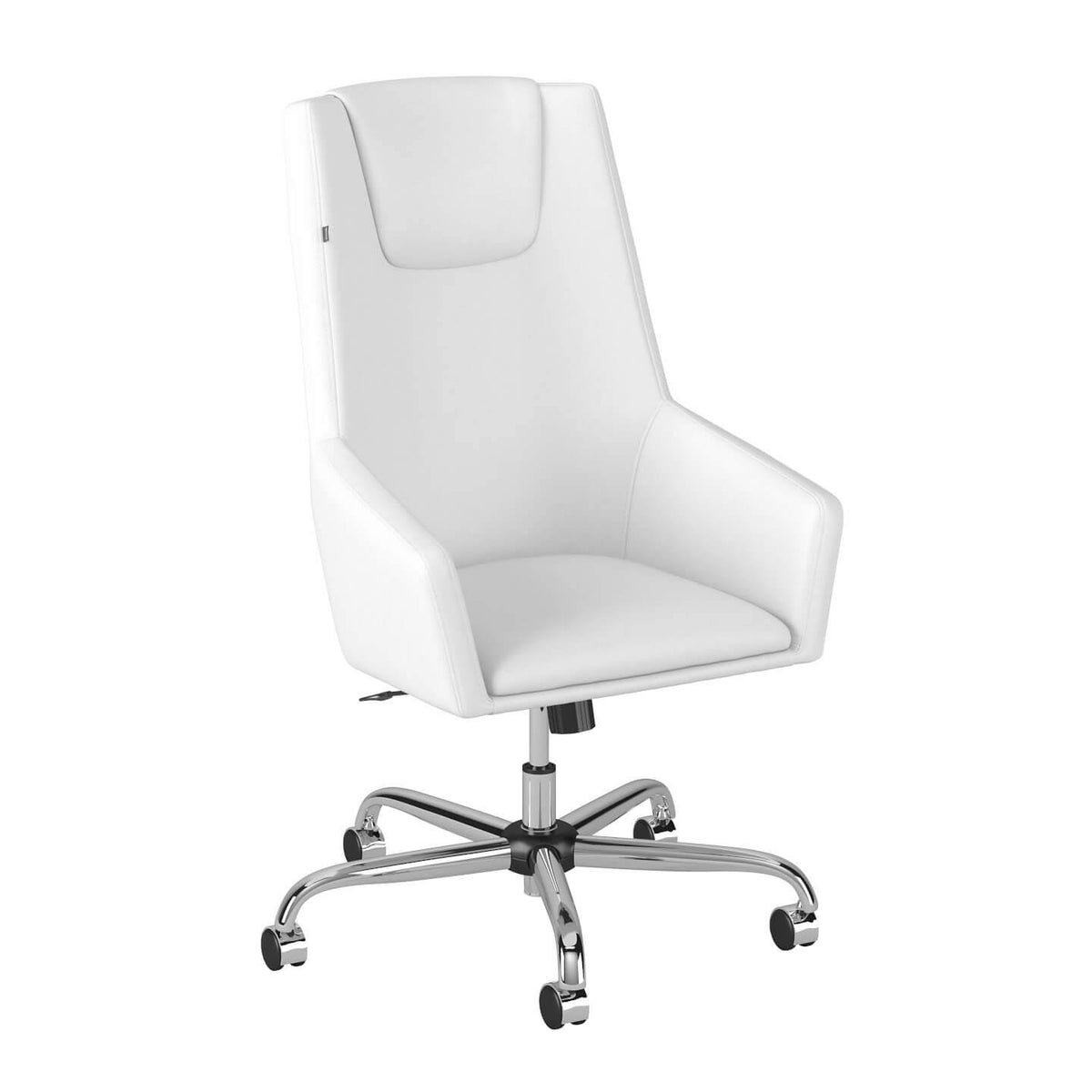 Black Leather Box Chair G112958
