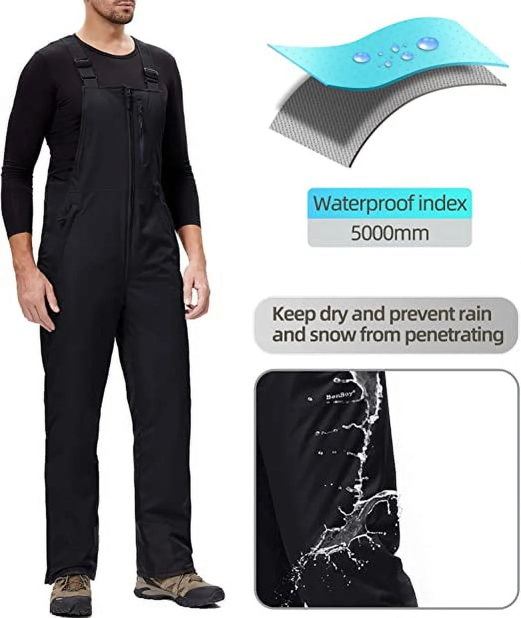 Waterproof Insulated Snow Bibs Ski Pants H137