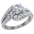 14K White Gold Diamond Ring 1.25 CT T271710