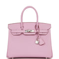 Mauve Sylvestre Epsom Handbag Z6052