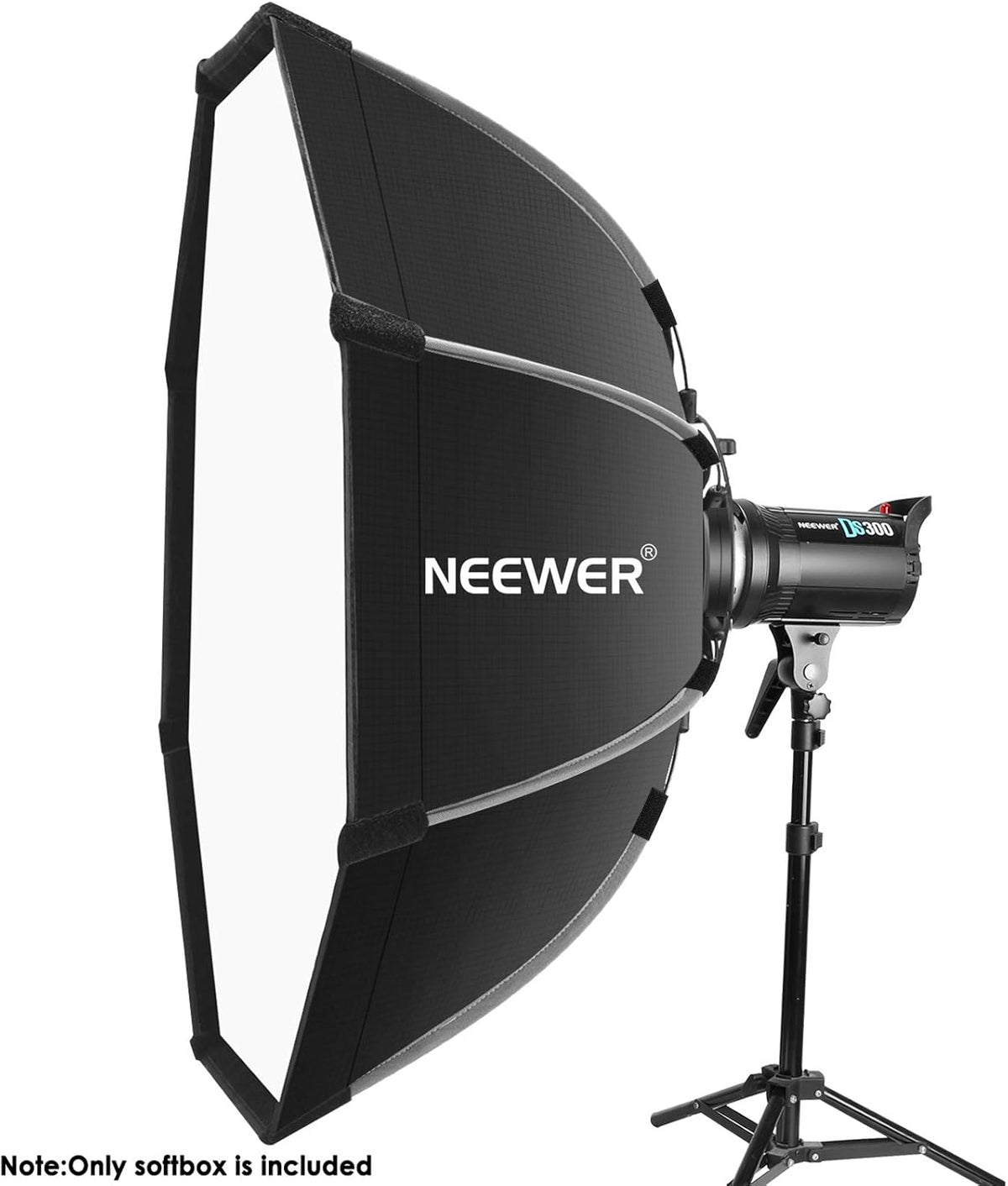 35.4 inches Foldable Octagonal Softbox with Bowens Mount Speedring, Carrying Case L4608