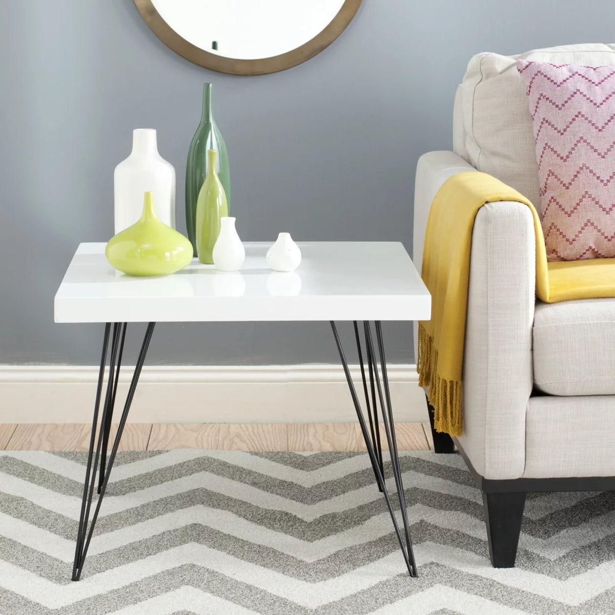 Square Lacquer Coffee Table D872