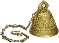 Hanging Bell Brass Statue S215