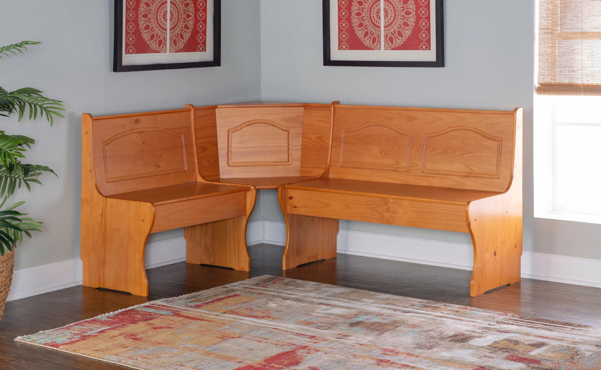 Corner Dining Breakfast Nook with Storage, Seats 4 B1414