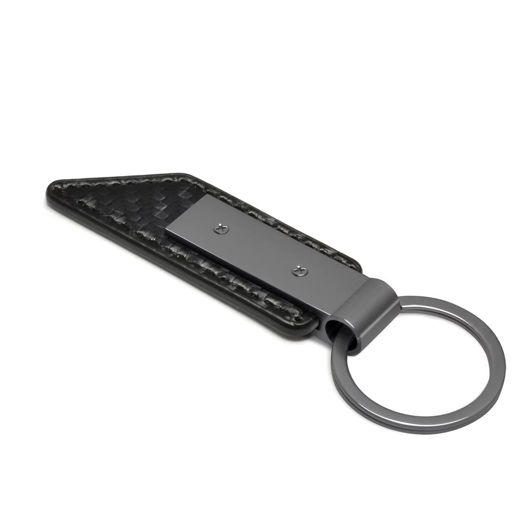 Black PU Leather Key Chain O96480