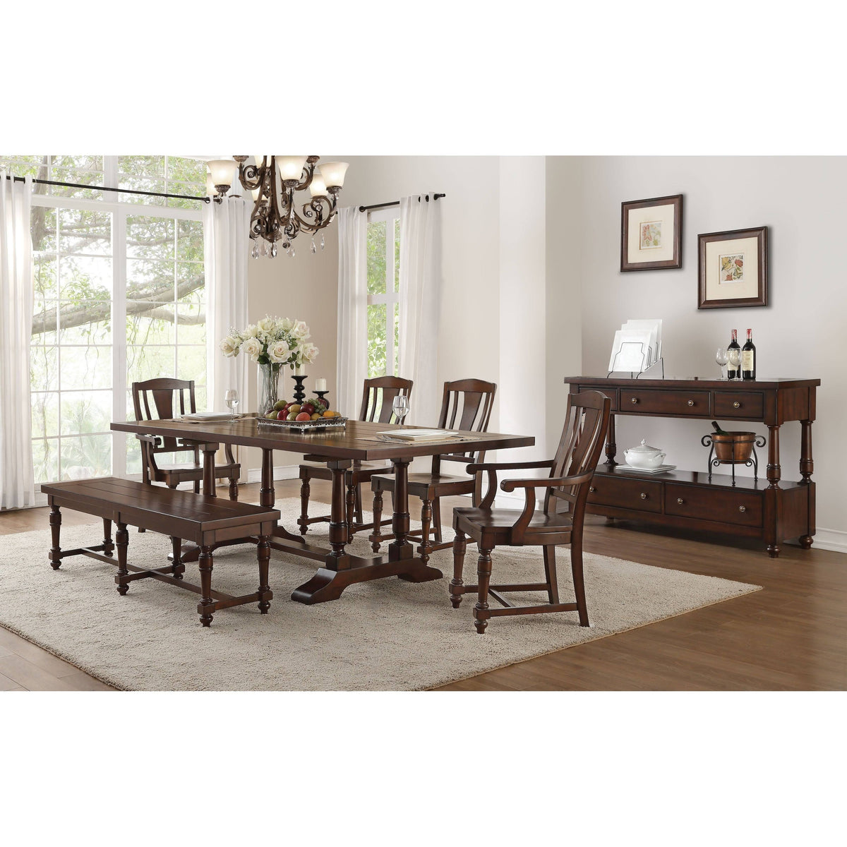 Cherry Side Chair Set of 2 H220528