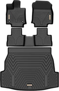 Black TPE Floor Liner Car Mats T13886