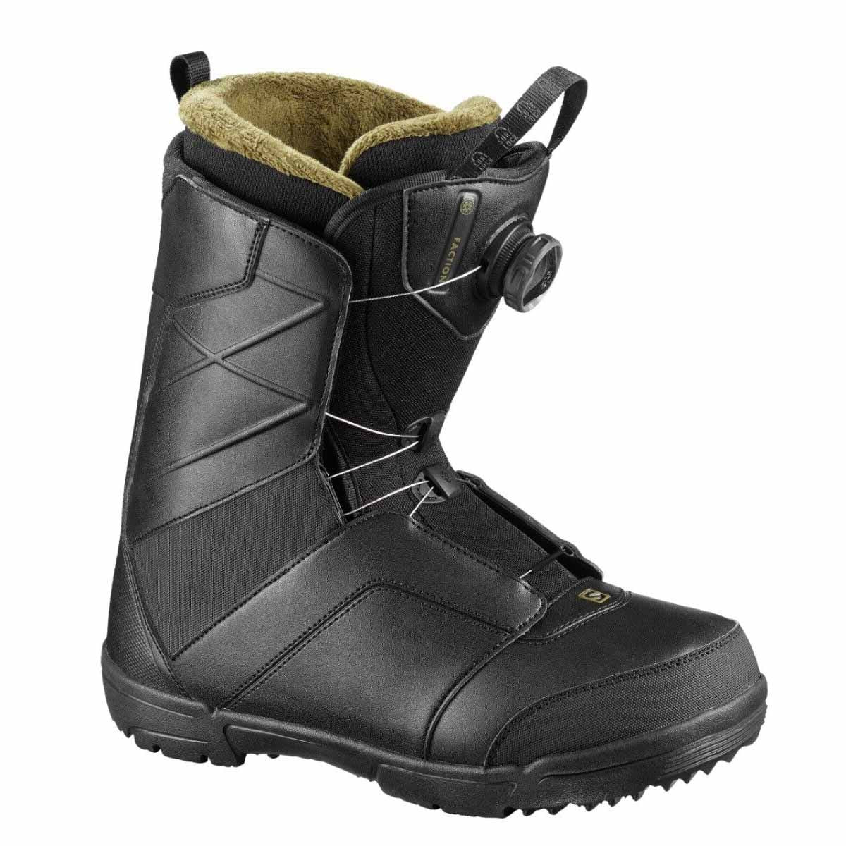 Black 6.5 Snowboard Boots Y5521