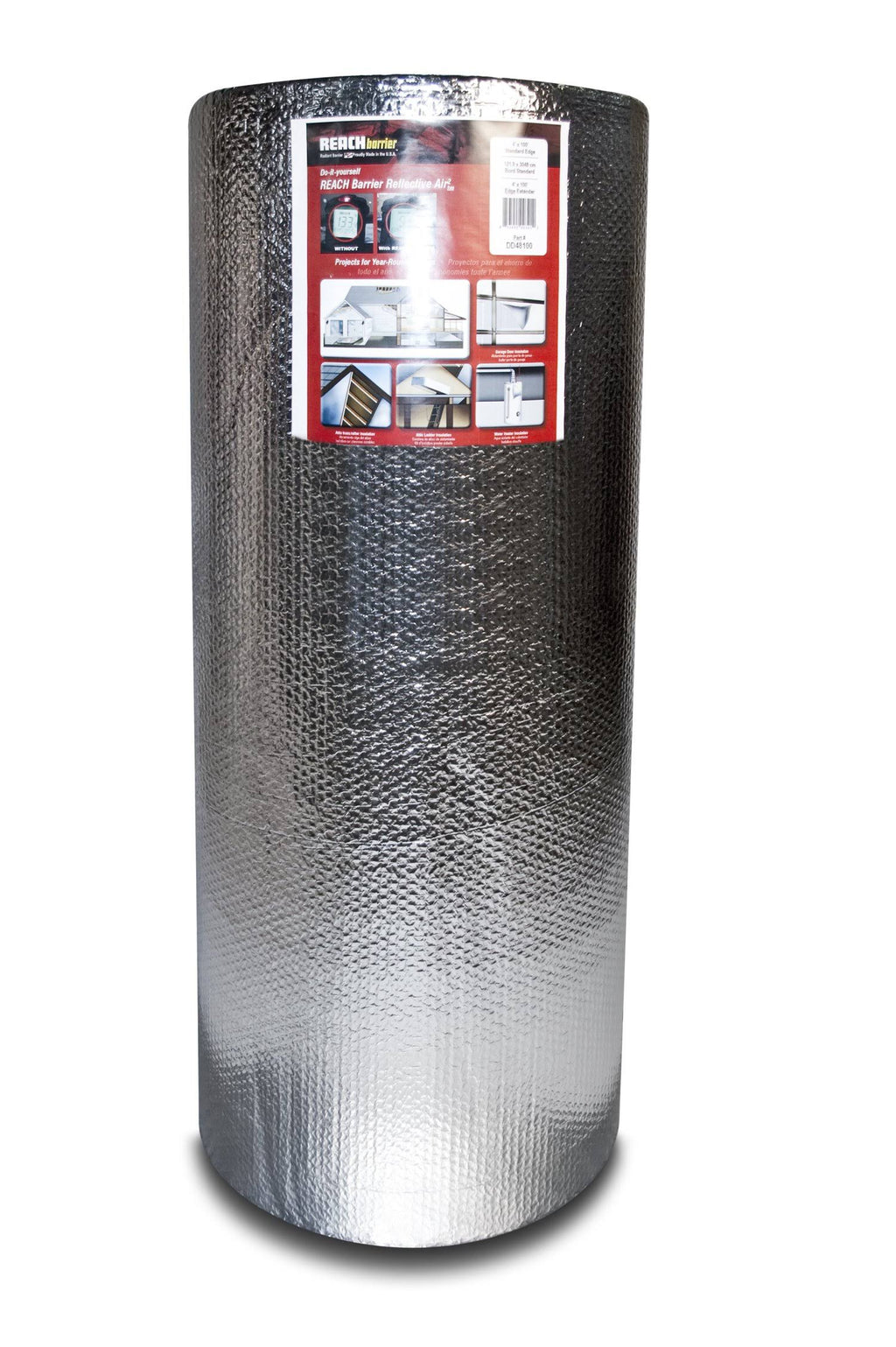 Double Reflective Polyethylene Insulation Roll, 4 x 100 A696