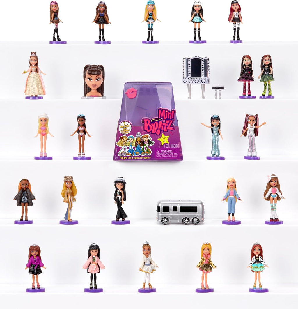 Mini Series 4 Collectible Figures, 2 Mini Dolls per Blind Pack V470505