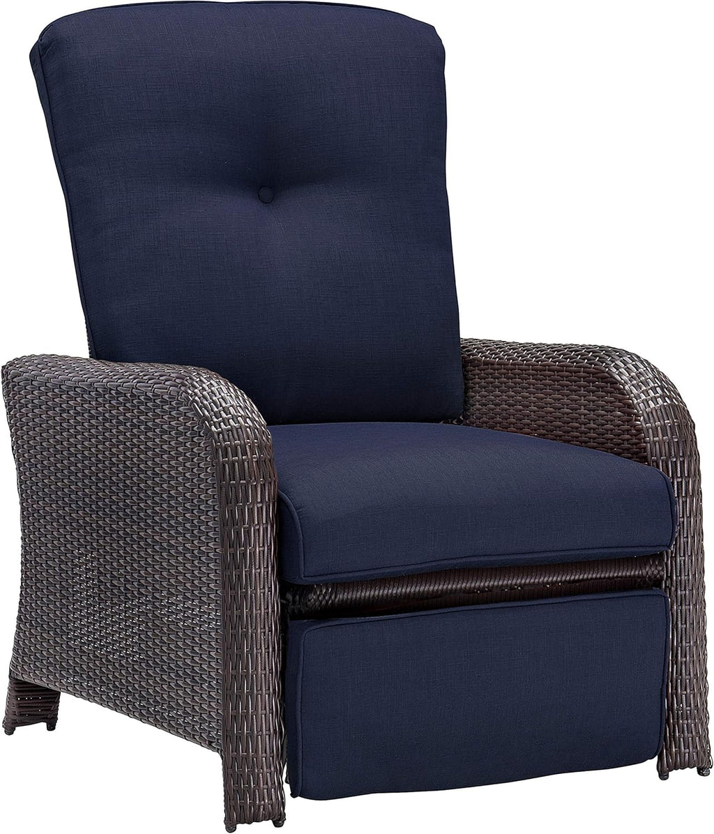 Navy Blue Outdoor Recliner A9103