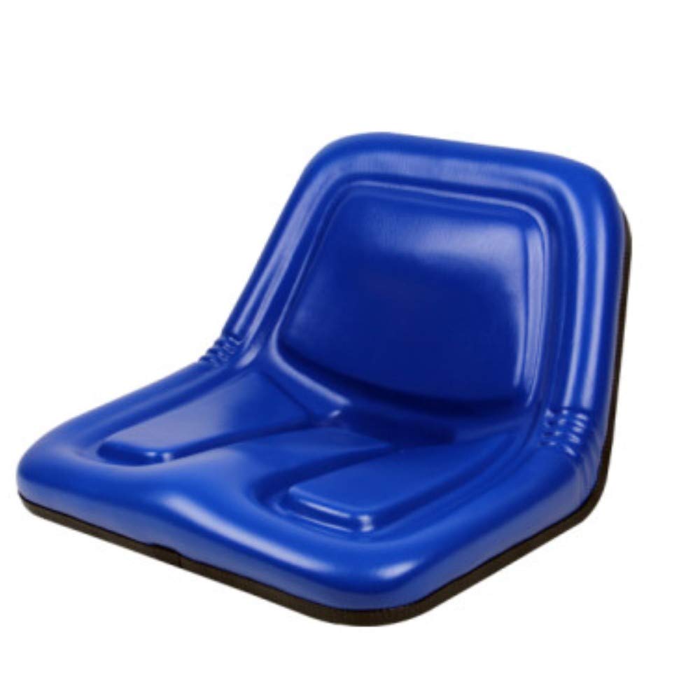 Blue Tractor Seat with Dual Drain Holes L9646