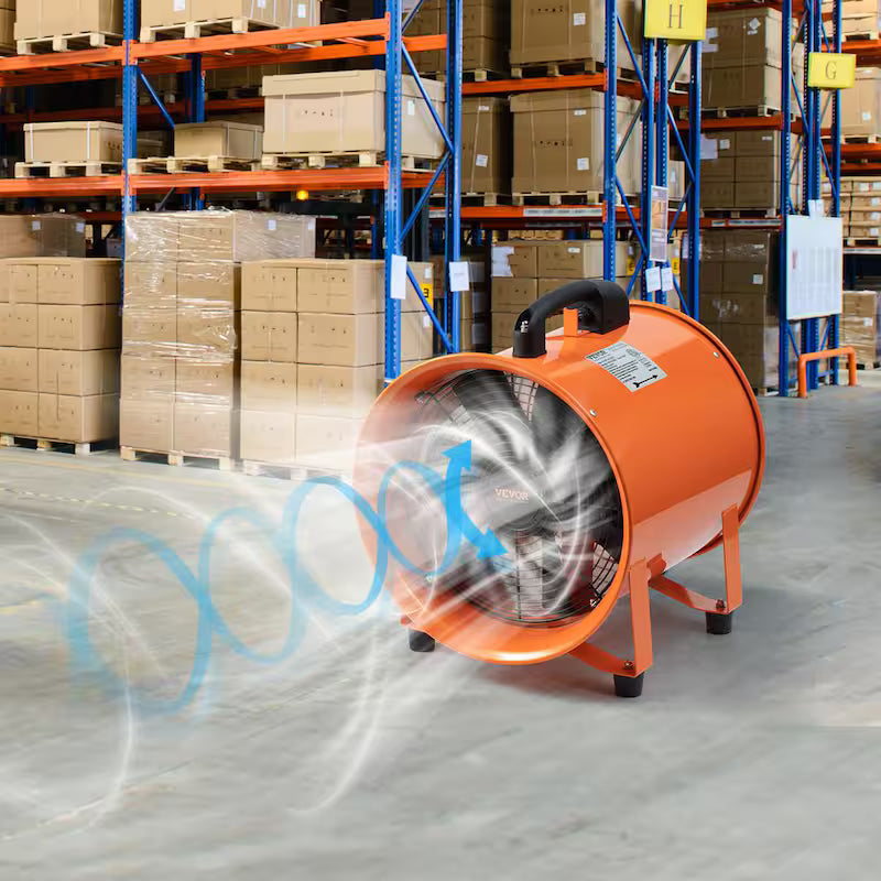 16 in. Heavy Duty Blower Fan with Duct Hose S5129