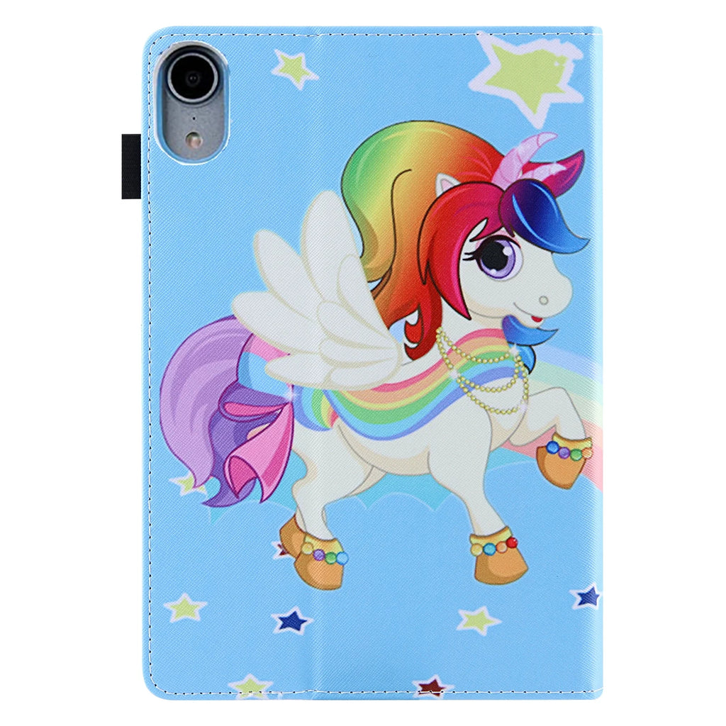 Blue Star Unicorn Slim PU Leather iPad 10.9 Inch Case with Stand Pencil Holder Card Pockets A74723