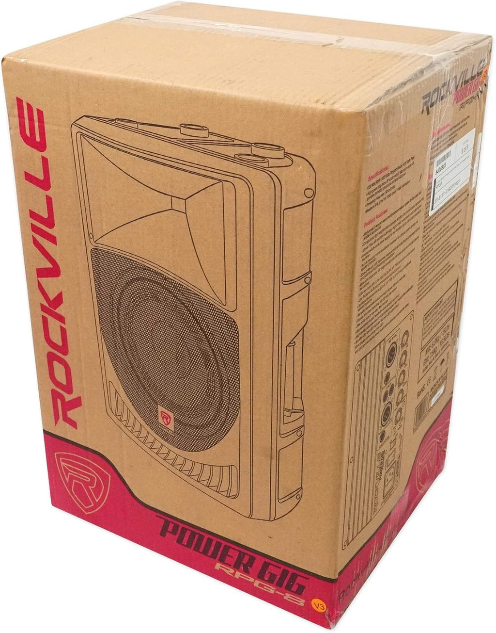 8 Powered PA Speakers and 15 Subwoofer Q33090