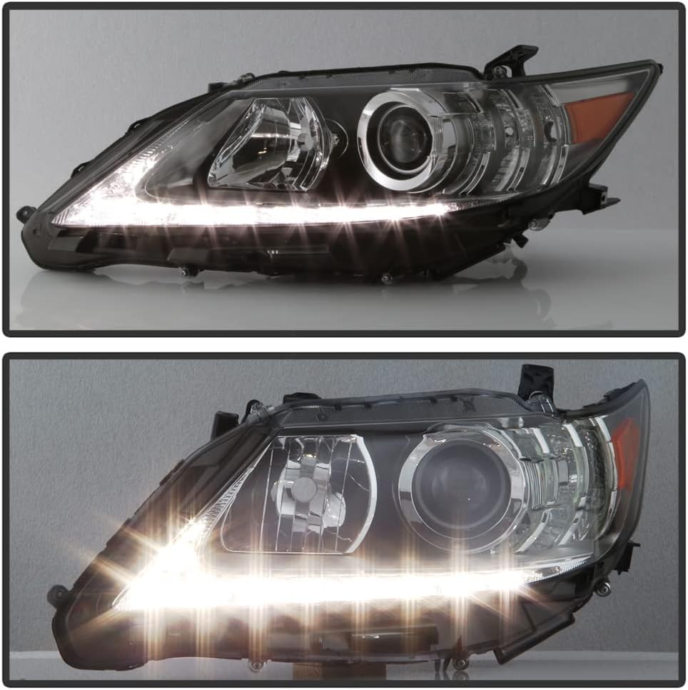 2013 2015 Lexus ES350 ES300h Halogen Projector LED DRL Headlight Assembly Driver Side H46663