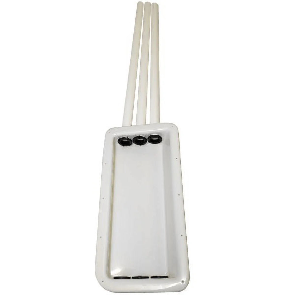 75 x 14 5/8 x 6 1/8 Inch White Boat Rod Holder Box U59489