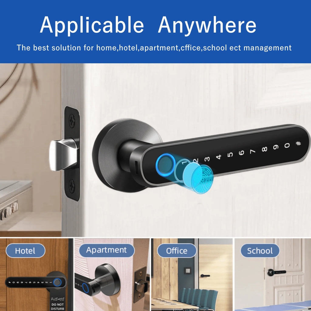 Keyless Entry Door Lock with Handle S6671