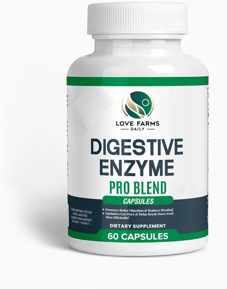 90 Capsules Unflavored Digestive Enzyme P8353