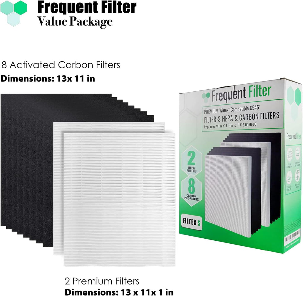 Filter Replacement Pack of 2 for Winix C545 Air Purifier X44529