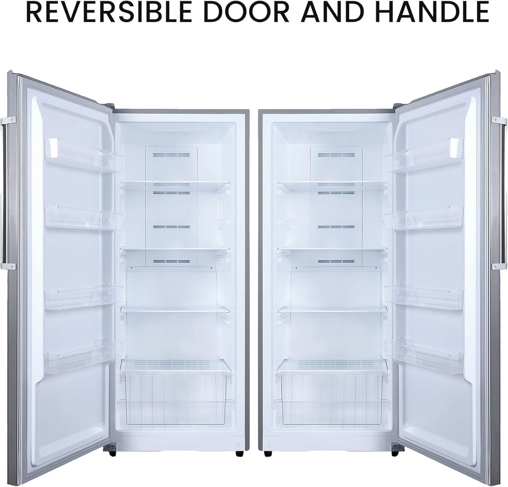 28in Wide Stainless Upright Freezer E70443