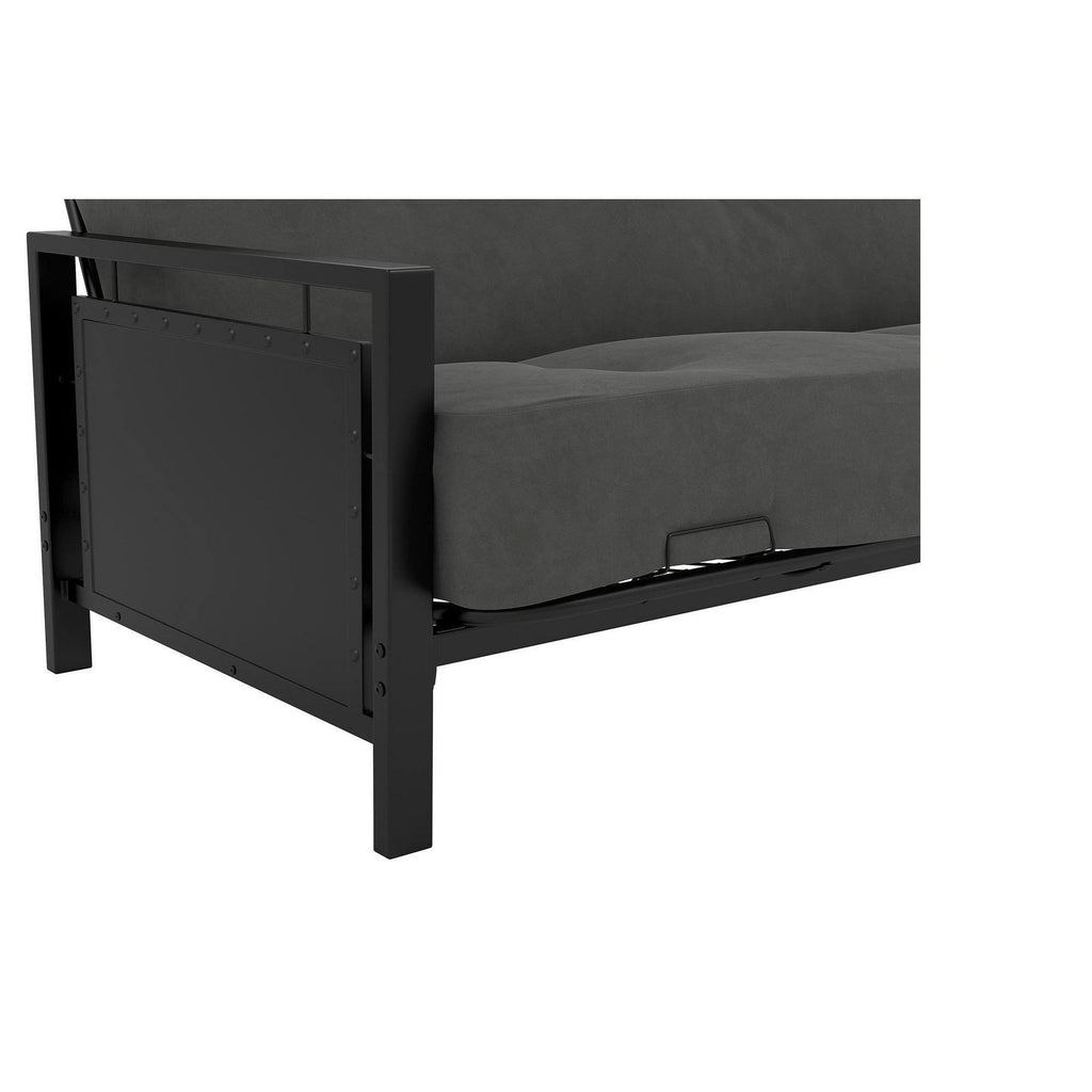 Black Metal Futon Frame T591