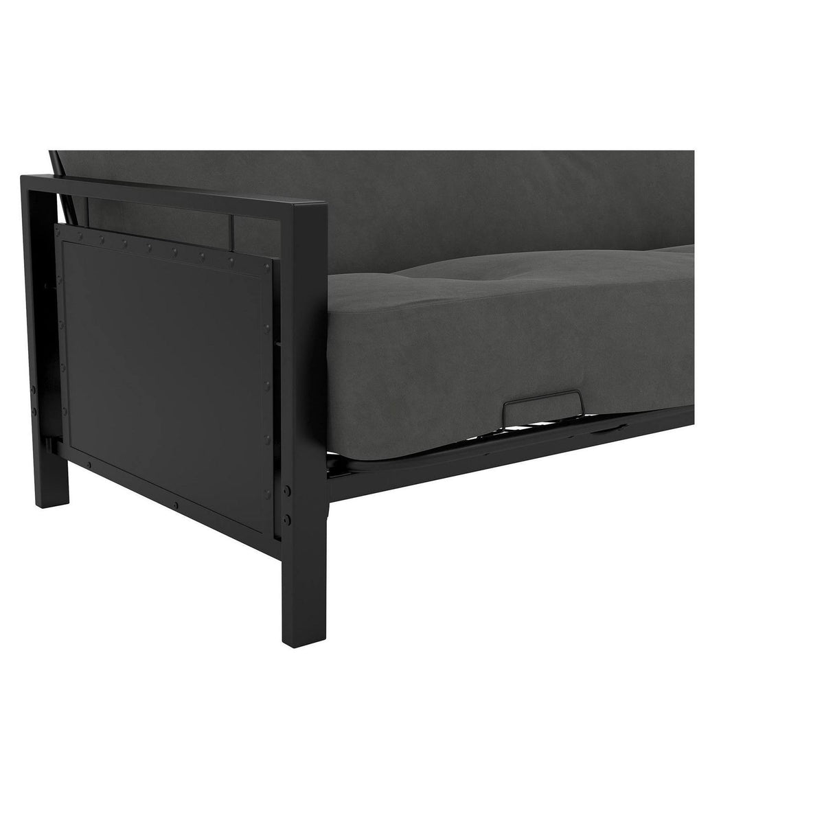 Black Metal Futon Frame T591