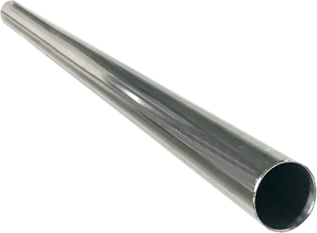 2.5 inch OD 5 feet long Stainless Steel Straight Exhaust Pipe Pack of 2 Q380696