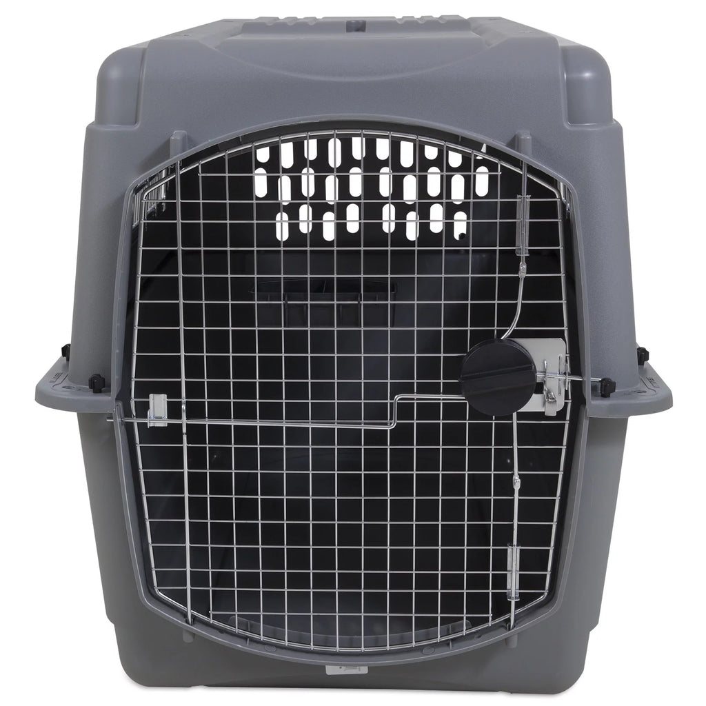 Gray 40" Dog Crate Pet Carrier E30204