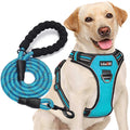 Adjustable Reflective Oxford Dog Harness with 5ft Dog Leash R839