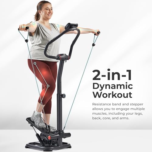 2-in-1 Stepper with Resistance Bands X48899