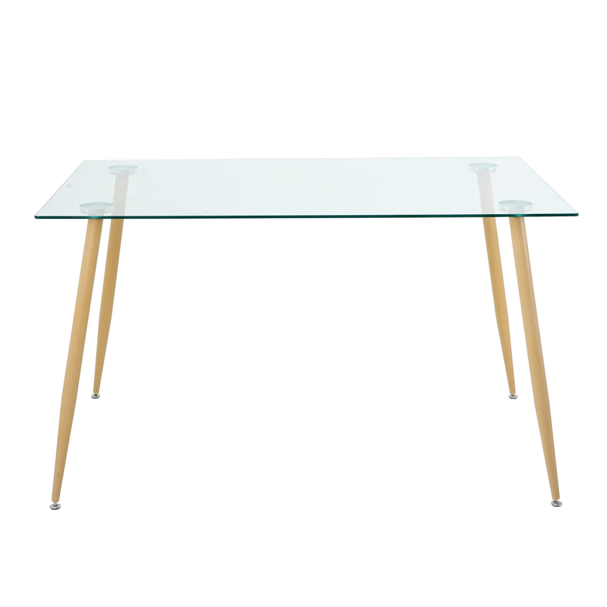 51" Rectangular Tempered Glass Dining Table F904