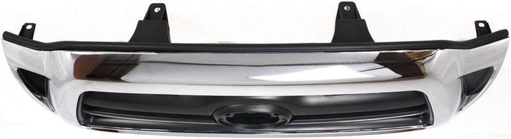 Chrome Shell Black Insert Grille W7911