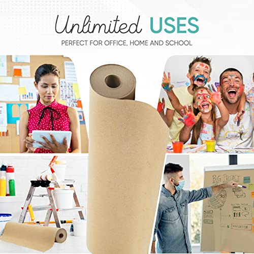 Brown Kraft Paper Jumbo Roll 100% Recycled L415